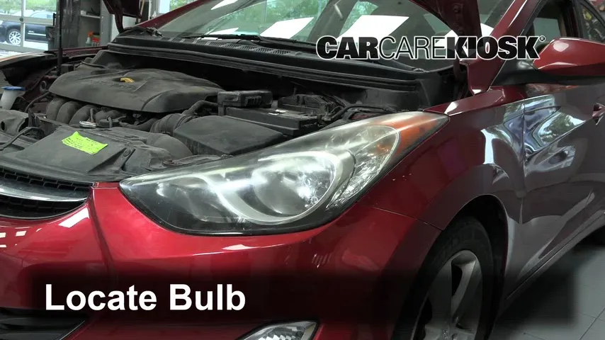 2013 Hyundai Elantra GLS 1.8L 4 Cyl. Sedan (4 Door) Lights Parking Light (replace bulb)